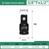 Electric Pneumatic Wrench Adapter: Large To Medium/Small with Anti-Slip Grip