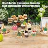 Clear 3 Layer Step Design Serving Tray For Cakes Dessert Display Stable Acrylic Structure Perfect For Celebration Event Home Decors Organizers