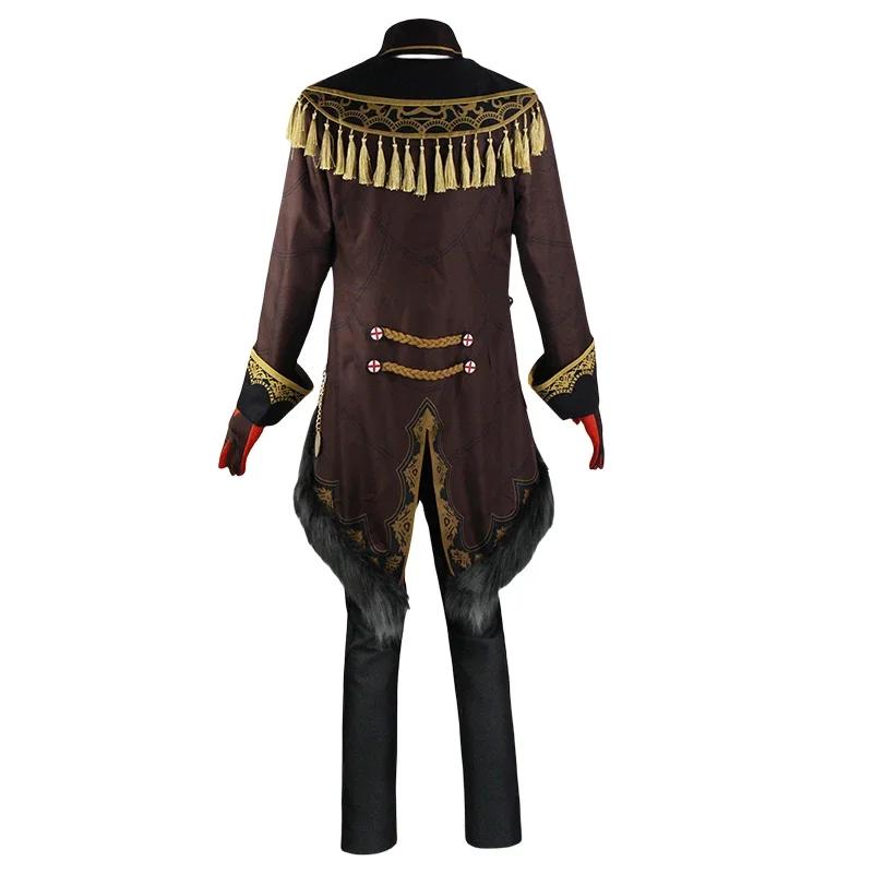 Costume Cosplay Diluc da Gioco   Uniforme Cosplay Cappotto Top Pantaloni Parrucca Abiti Diluc Costumi di Carnevale di Halloween per Uomini