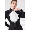 Multilayer Faux Collar Decorative Collar Lace Trim Drape Design Neckpiece Costume Accessory for Daily and Evening Party