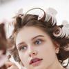 10Pcs Hot Roller Clips Portable Reusable Hair Curler Claw Clip Women Girls Home Salon Hair Section Styling Securing Clamp