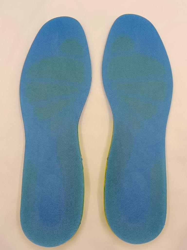 Unisex TPE Silicone Shock-Absorbing Anti-Slip Anti-Odor Sports Insoles for Pain Relief and Enhanced Performance
