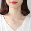 Arrivals 925 Silver Moon zircon Necklaces & Pendants For Women -silver-jewelry