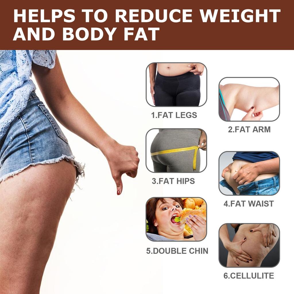 OUHOE Coffee Slimming Cream 120ml Tightening Abdominal Slimming Balm Fat-Burning Cream Rapid Weight Loss Weight Loss and Body Shaping Cream