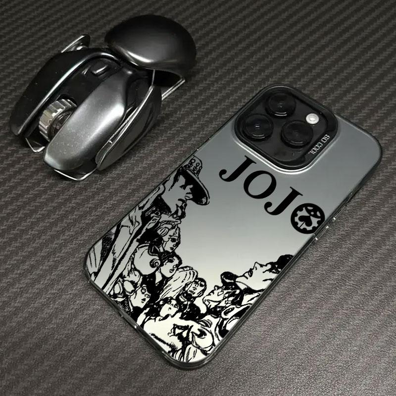 

Чехол для телефона J-JoJo s Bizarre Adventure для iPhone 17 16e 16 15 14 13 12 11 mini Pro Max X XR 8 Air Plus Противоударная Матовая Задняя Крышка iPhone 17 Pro