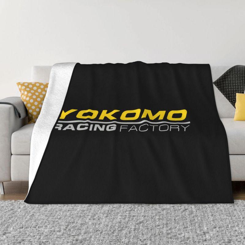 Yokomo Racing Factory Теплый плед-покрывало из микрофибры, специальный плед для дивана, для кемпинга 100x125cm
