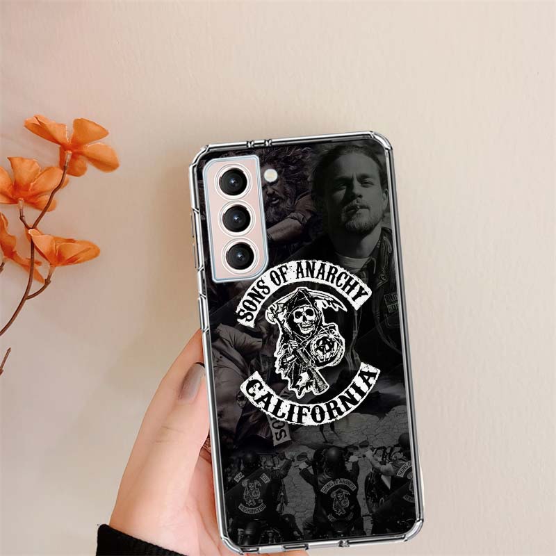Sons of Anarchy Phone Case For Samsung S24 S25Edge Galaxy S22 S25 Ultra S21 S23 FE S20 S10 Plus S10E Cover Shell Coque Clear Sil
