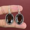Faceted Smoky Quartz Earring Natural Gemstone Earring 925 Sterling Silver Earrings Vintage Jewelry Handmade Earrings Silver Jewelry For Gift