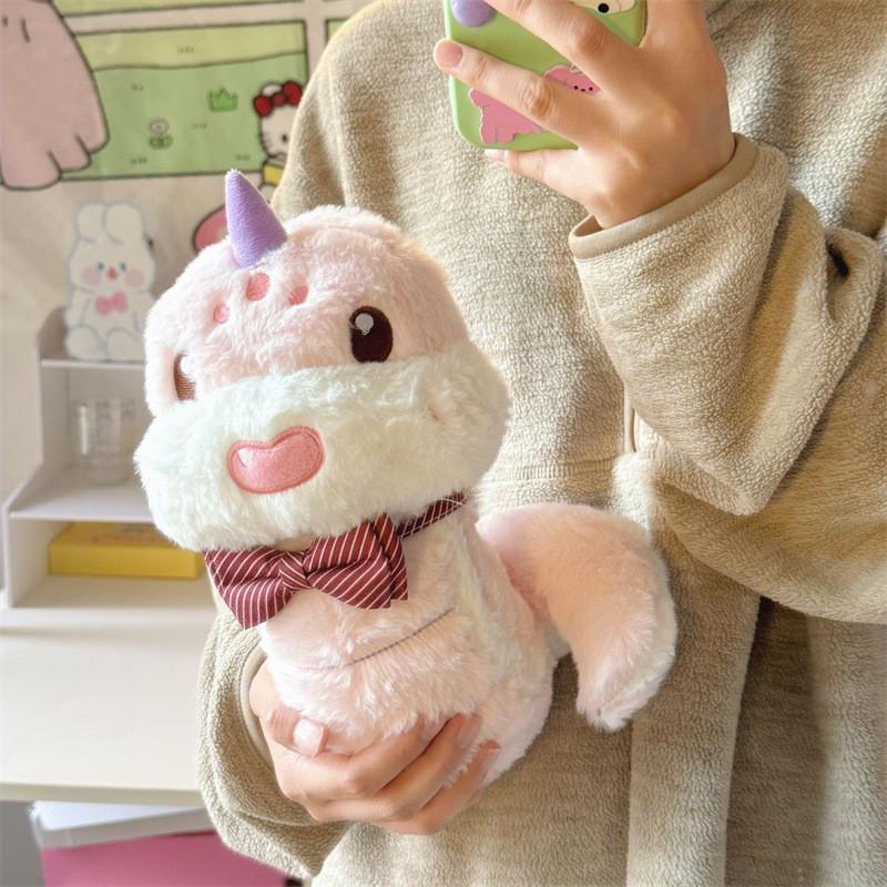 Colored Multi Cute Snake Plush Toy Children Year Of The Snake Mascot Doll Gift