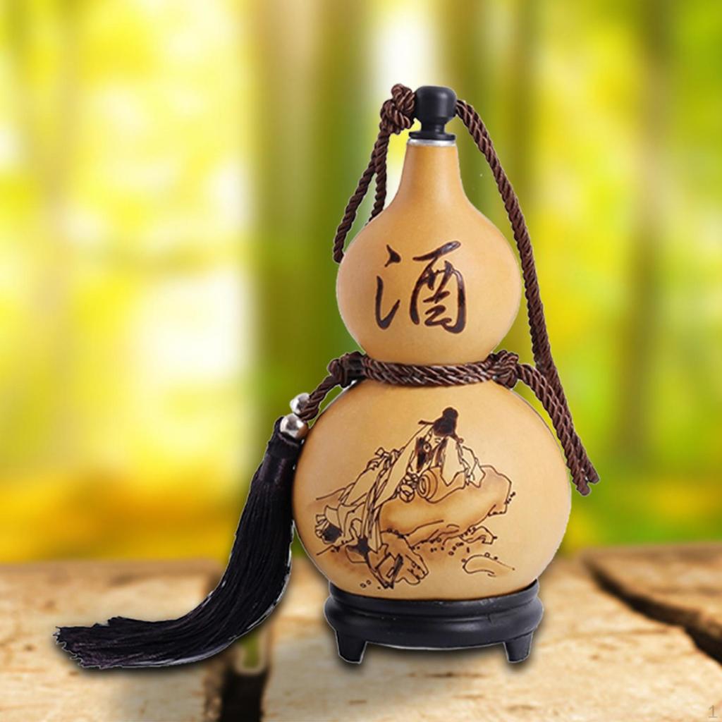 Eco-Friendly Gourd Flask for Outdoor Adventures