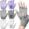 Hollow Anti-Slip Sweat-Absorbing Yoga Gloves