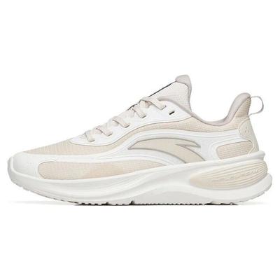 Comfortable Shock Absorbing Wear Resistant Breathable Low Top Running Shoes Women Sneakers White Gray 122245571-2
