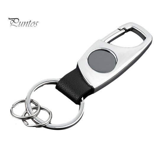 

Стильный брелок из нержавеющей стали, прочный анти-потерянный подарок, креативный антикоррозийный индивидуальный брелок для пары B чёрный