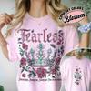 Dámské Ležérní Bezmocné Knihomolské Pohodlné Unisex Tričko Knižní Dárek Pro Fanouška Fantasy Bez Strahu Lauren Knižní Tričko Vtipný Outfit Streetwear