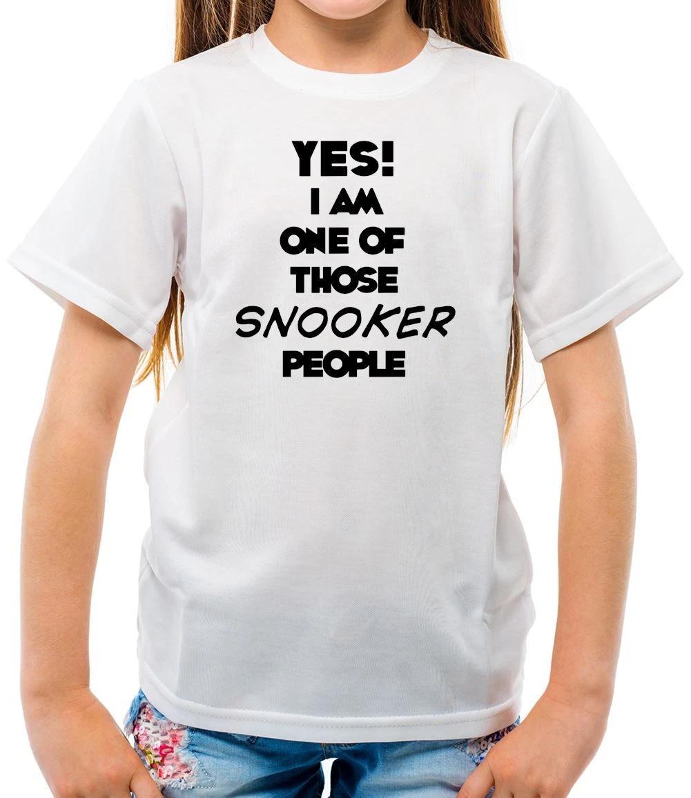 

Yes! I Am One Of Those Snooker People - Kids T-Shirt - Funny 147 Ronnie Love Cue 120
