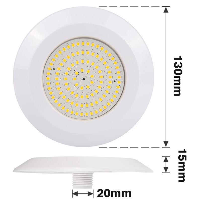 DC12V LED-poolbelysning Vattentät Varmvit Dykbelysning