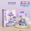 Mickey Mouse Doll Machine Micro Building Blocks Disney Cute StellaLou LinaBell Pink Fox Diamon Mini Brick Toys For Kids Gift