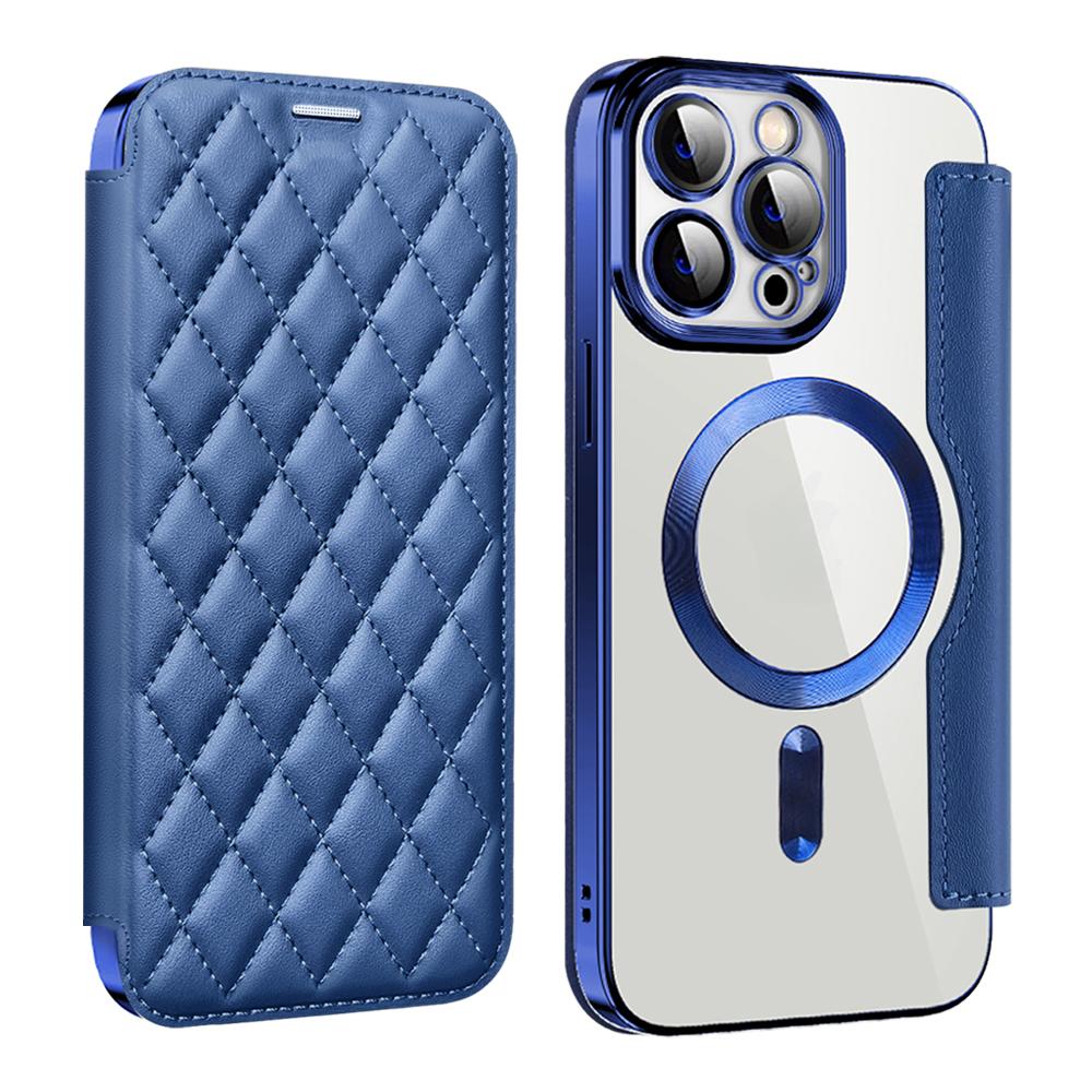 For Magsafe Card Holder Magnetic Wallet Leather Phone Case for IPhone 14 Pro Max 15 Plus 13 12 11 Wireless Charging Book Cover