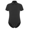 Kids Adaptive Triangle Romper Bodysuit Lapel Short Sleeve Buttons Daily Wear Outings Sleep Jumpsuit