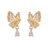 Bow Rhinestone Clip On Earbuds Accessories 1 Pair DIY Open Ear Decor Sparkling Design for Fashion Headphones Girls