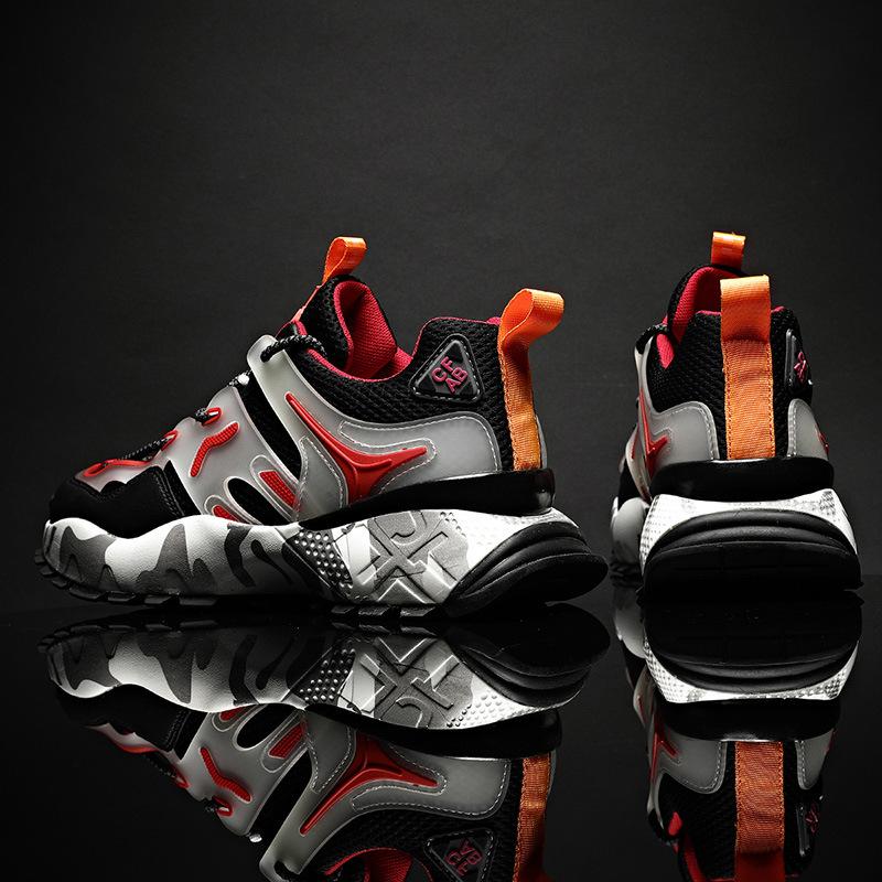 Trendy Men's Sports Shoes Men's Shoes  Summer New Breathable Mesh Trendy Shoes Korean Version of The Running Casual Shoes