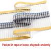 2W/5W Carbon Film Resistors, 5% Tolerance, Color Ring, Available In 0.1R, 0.22R, 0.33R, 0.5R, 10R, 22R, 100R Ohm