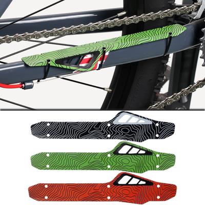 2Pcs Bike Chainstay Protector Carbon Fiber Mountain Road MTB Bicycle Down Tube Chain Stay Frame Guard Bicycle Chain Pad Protective Sticker Bike
