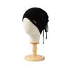 Women's 100% Cashmere Cable Knit Turban Beanie Winter Hat Tie Back Soft Cozy Warm Elegant Hair Cover Accessory