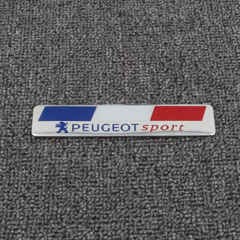 Samolepky na auto 3D hliníkové loga pro auto Peugeot 206 3008 208 308 307 2008 207 107 5008 4008 Dekorace karoserie auta Paster
