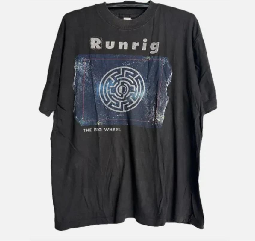 

Runrig The Big Wheel Album Tour Shirt Men Women Cotton Tee L
