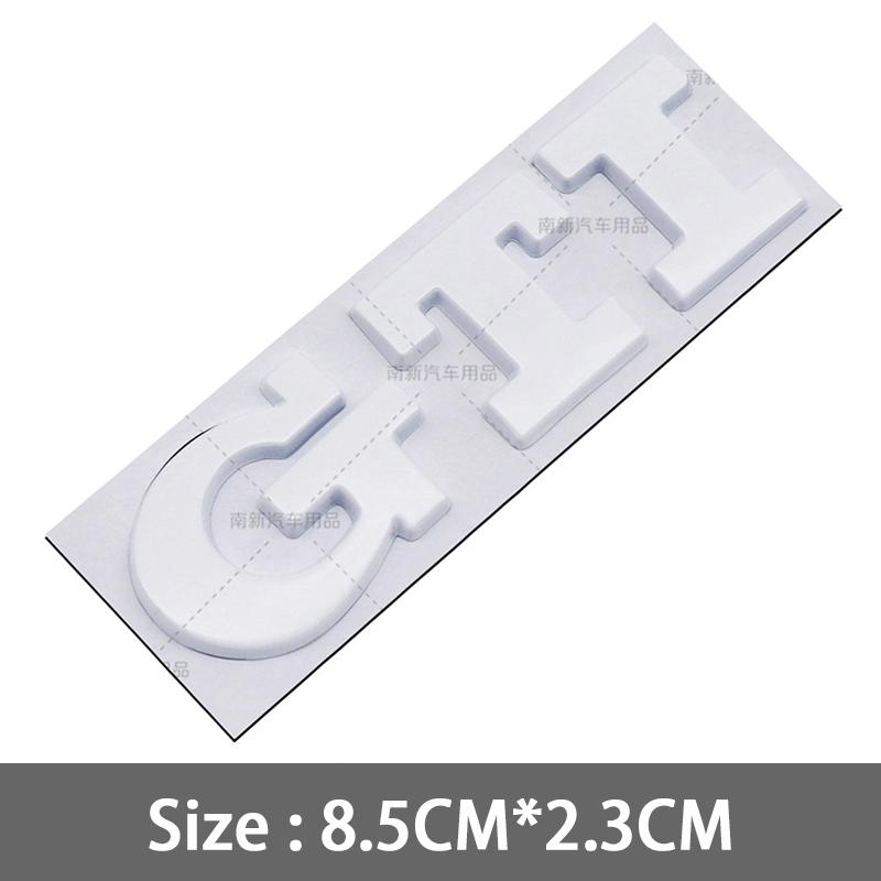 2026 Hot For VOLKSWAGEN VW 1pcs 3D Metal GTI Badge Car Rear Trunk Emblem Stickers for Volkswagen Golf GTI mk2 mk3 mk4 mk5 mk6 mk