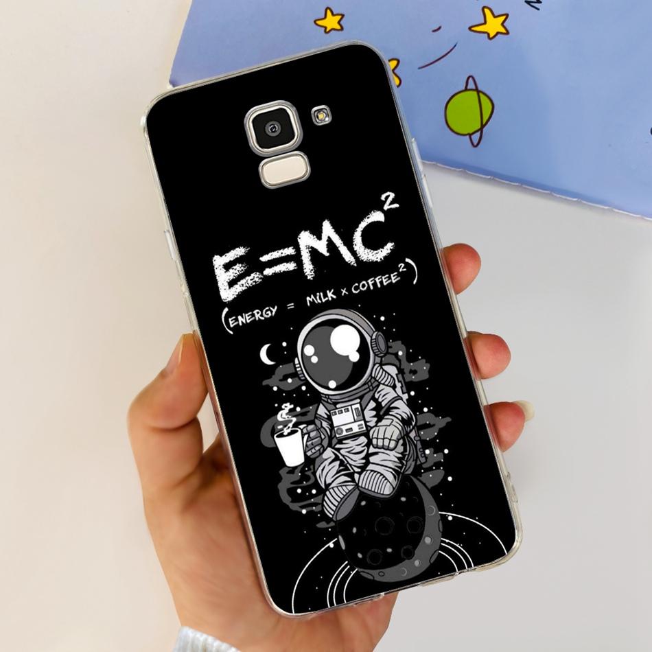 For Samsung Galaxy J6 J6+ 2018 Phone Case Samsung J 6 J6 Plus SM-J600F J610G Fashion Cool Pattern Soft Silicone TPU Cases