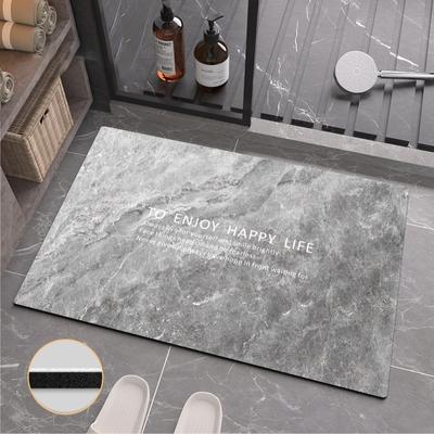 Nordic Marble Diatom Mud Mat Toilet Toilet Quick Drying Absorbent Foot Mat Home Bathroom Non-slip Mat