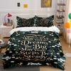 Inspirational Text with Flowers. Bedding Sets Duvet Cover Sets Duvet Covers Pillowcases(1 * Duvet Cover 2 * Pillowcases, Without Duvet Insert)