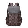 Men's Plaid Casual Business Backpack
