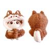 Fluffy Animal Costume for 10cm Squirrel Stuffed Animal Costume Accessories Otaku Doll Mascot Kpopdoll Costume [used]