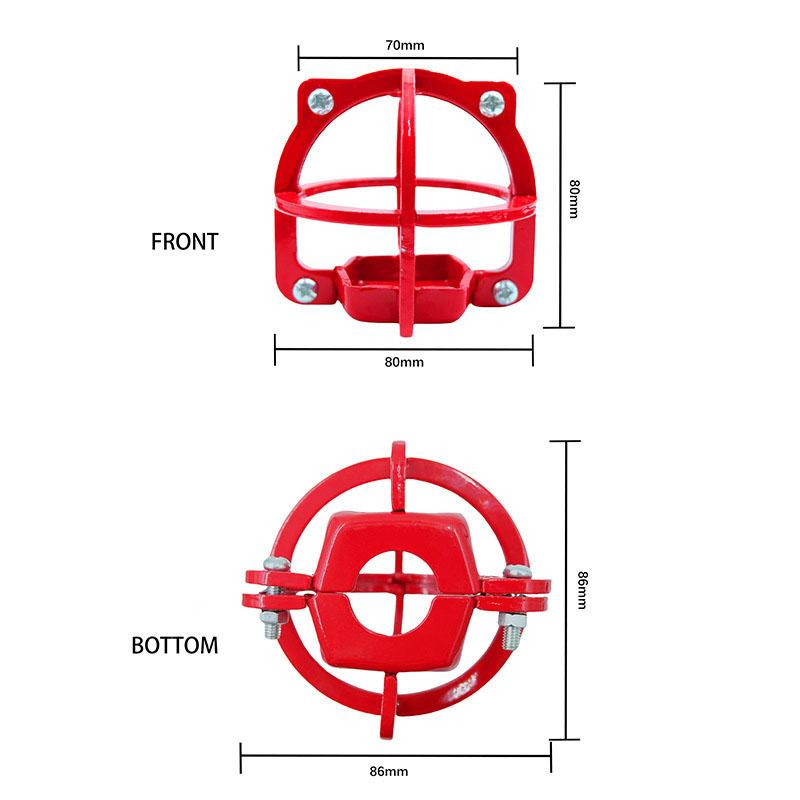 Fire Sprinkler Metal Heavy Duty Protective Cage Mount Guard For Residential Commercial Fire Sprinkler Covers Ceiling