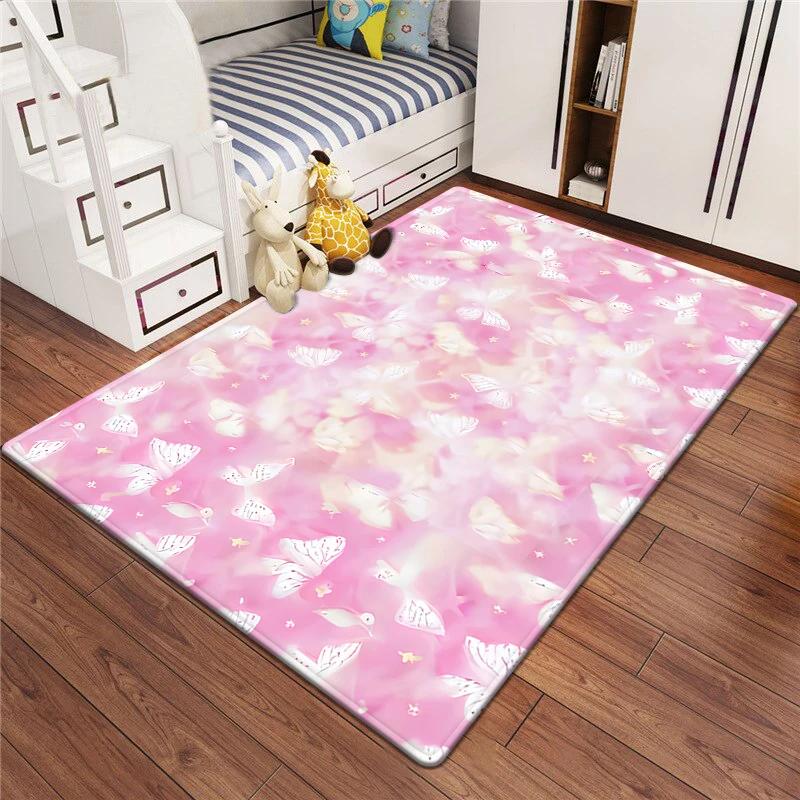 Dreamy Blending Large Room Carpet Non Slip Soft Cartoon Kids Bedroom Living Room Floor Mat Home Decor Children's Play Carpet