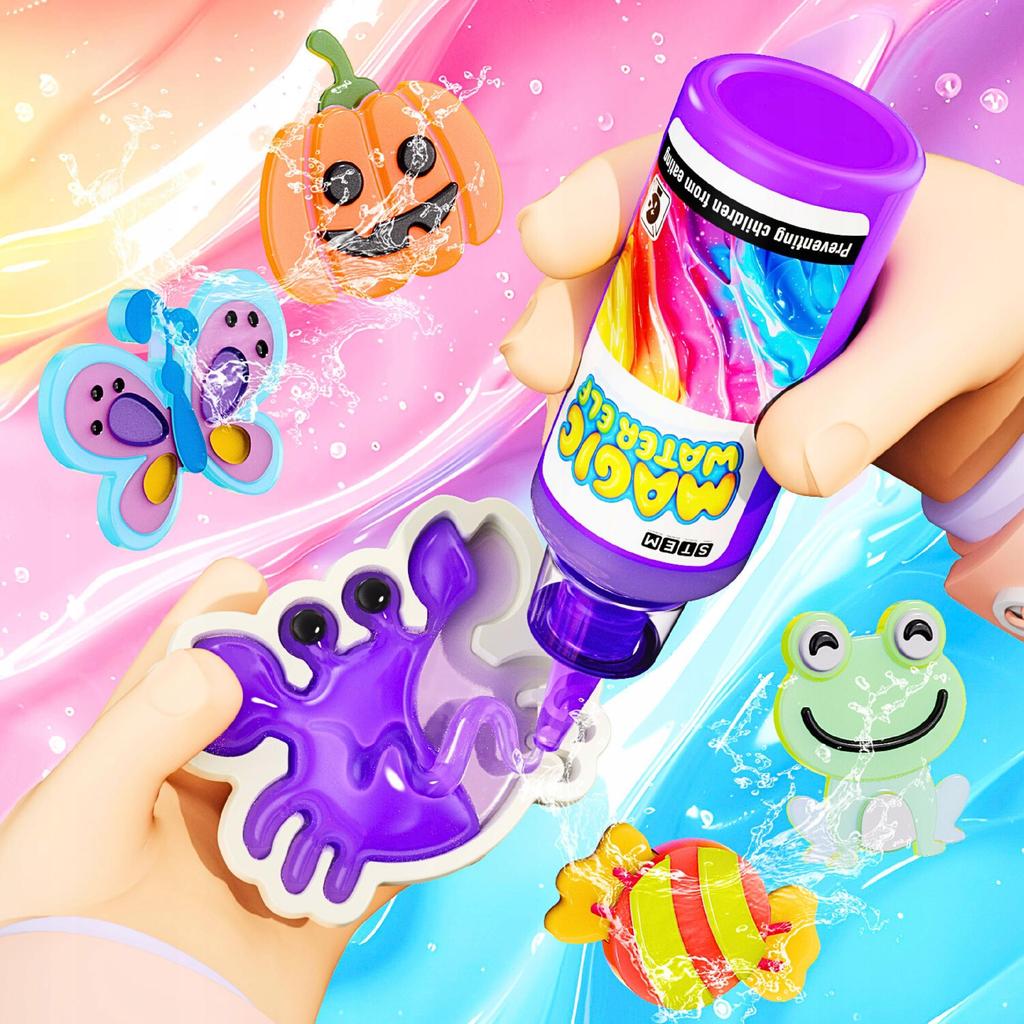 Magiczny Zestaw Do Robienia Żeli Figurek Slime Diy Elfy Gwiazdki Wodne 3D