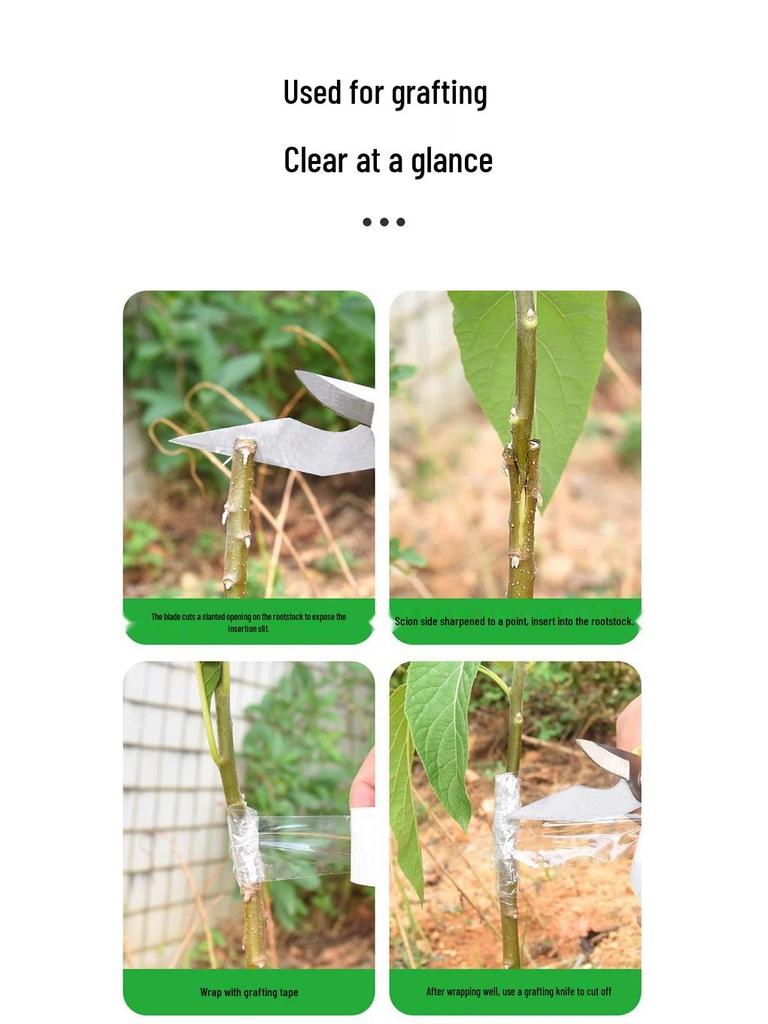 Baolian Multifunctional Grafting Knife for Tree Cuttings and Seedlings with Budding Scissors