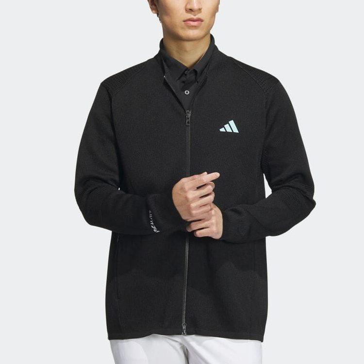 Adidas Jackets Men's Black Crew Neck Moderate Other IM1689