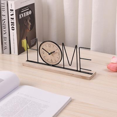 Eisen Einfache Buchstaben Uhr Ornamente Hauseingang Wohnzimmer TV-Schrank Schreibtisch Dekoration Dekoration Dekoration