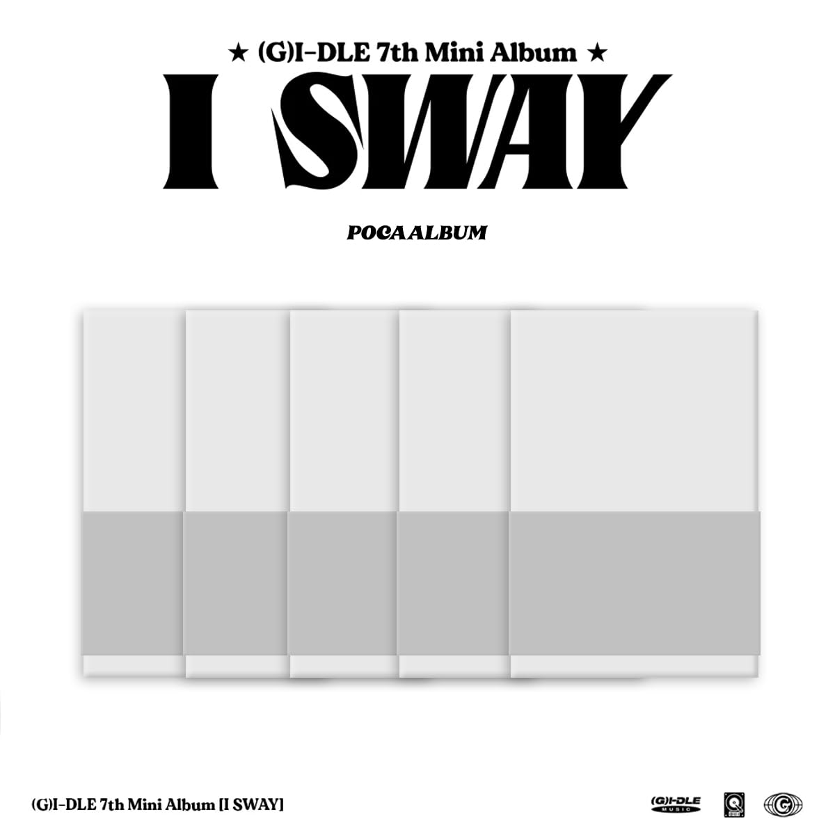 

7th Mini SWAY is a digital album and no CD is included (G)I-DLE [I (POCA)] (Korean edition) This (app required)