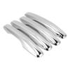 4pcs Exterior Door Handle Cover Trim Silver ABS Outer Door Handle Decoration Replacement for XC60 2018‑2021