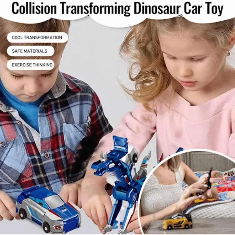 agnetic Dinosaur Transformer Car: A fun toy that transforms from a car into various dinosaurs providing engaging playtime