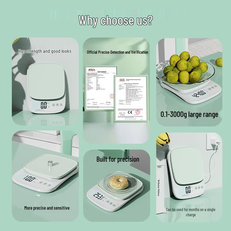 TIANSHENG X22 High-Precision Digital Kitchen & Coffee Scale