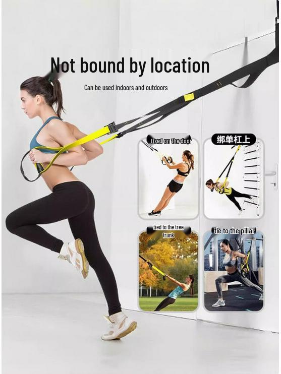Multifunctional Fitness Suspension & Resistance Training Set P3-TRX Straps