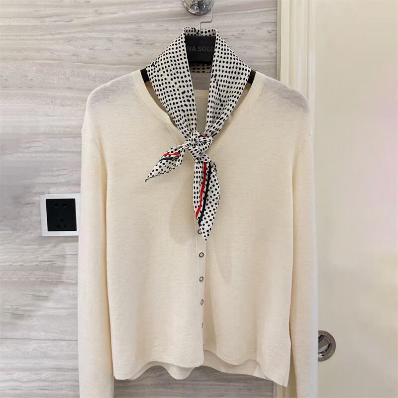 NINA SOLOR Mulberry Silk Square Scarf