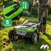 Electric Lawn Scarifier Aerator 45L Basket Working Width 38Cm