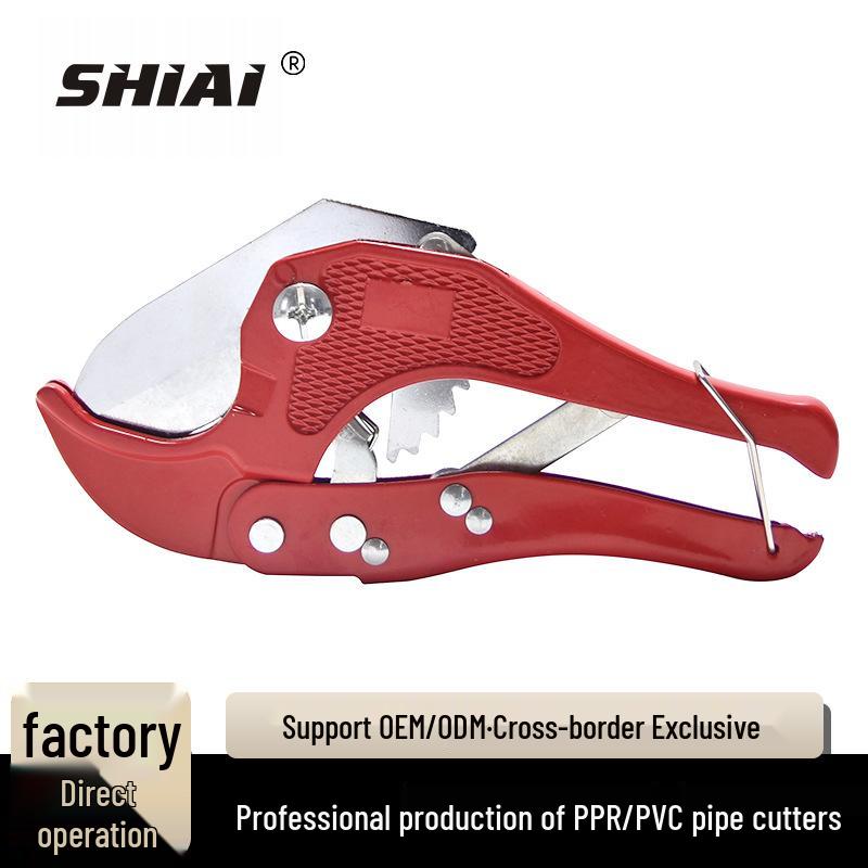 Shi'ai Tools PVC & PPR Pipe Cutter: 42mm All-Aluminum Scissors